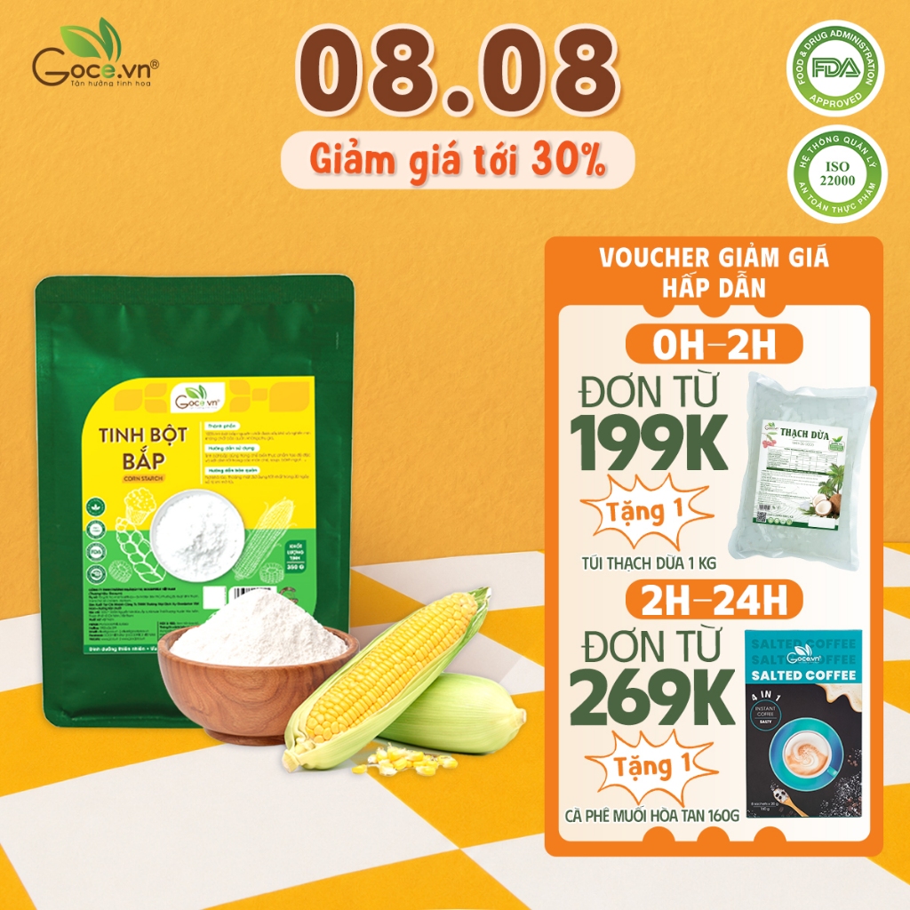 Tinh bột bắp (Tinh bột ngô) Goce - 350g