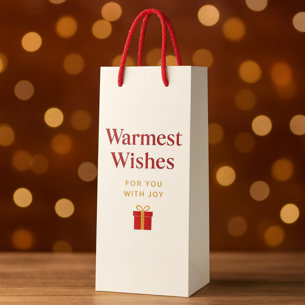 Gift Bag for Candle Warmer Lamp Handheld Holiday Gift Bag Christmas Gift Bag