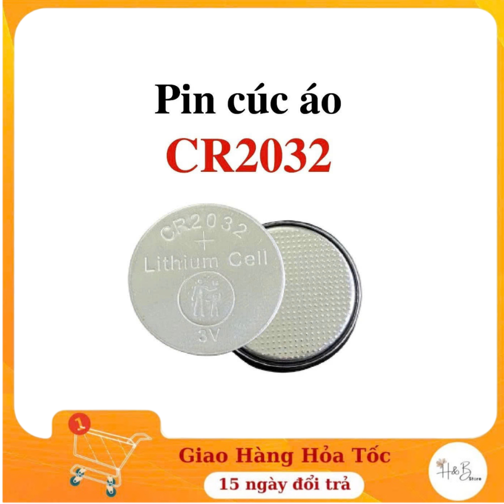 Pin Cúc Áo CR2032 3V Cho Thiết Bị Định Vị GPS, AirTag, Momax, DropTag, FindMyTag, Pin Đồng Hồ Tờ Ròn