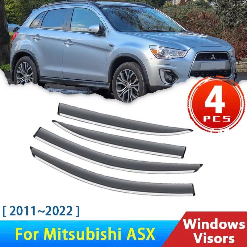 Vè Mưa Outlander ( 2011 - 2016 ) ( 2017 - 2025 ) - Viền Che Mưa Cánh Cửa Mitsubishi Outlander