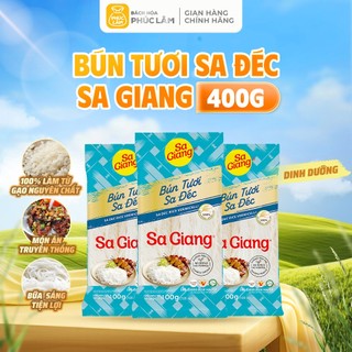 BÚN TƯƠI SA ĐÉC SA GIANG 400G BÚN KHÔ SỢI DAI MỀM CHUẨN VỊ MIỀN TÂY TRUYỀN THỐNG | BÁCH HÓA PHÚC LÂM