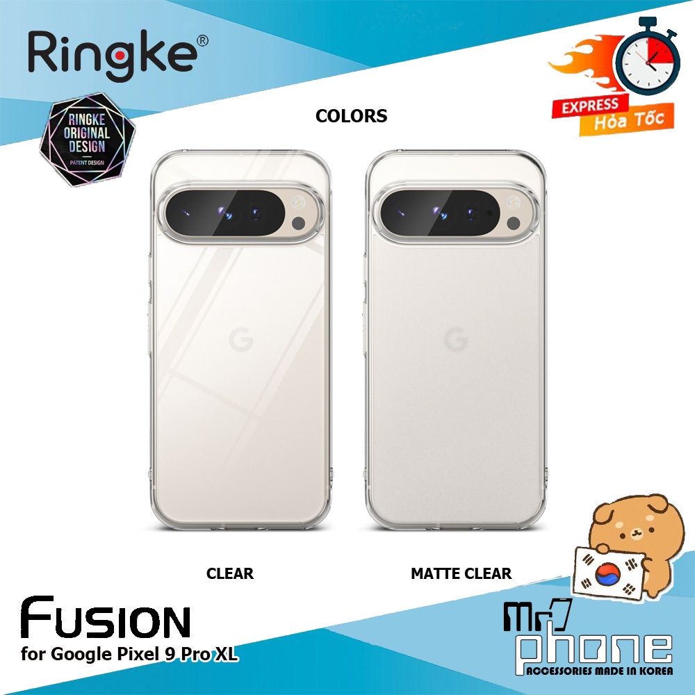 Ốp lưng Ringke Fusion Pixel 9 / Pixel 9 Pro / Pixel 9 Pro XL