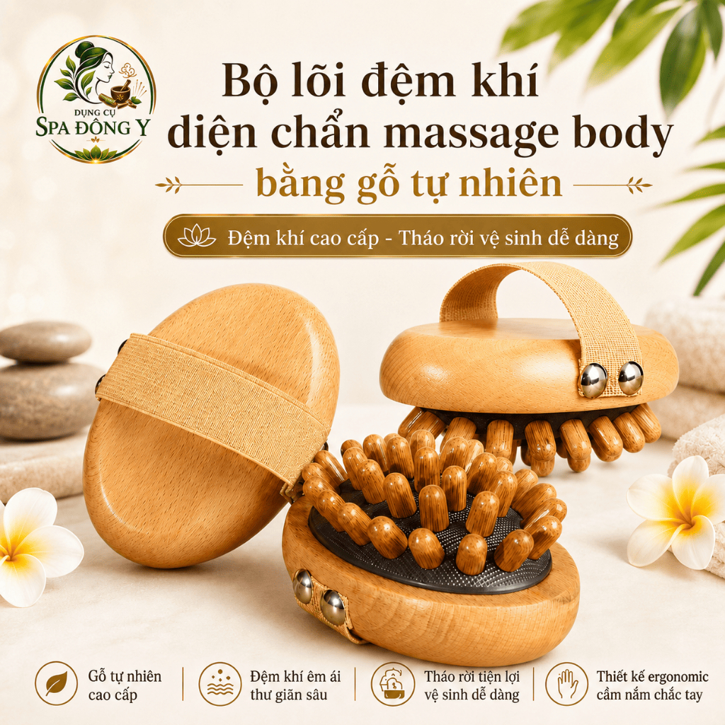 Lược Massage Bàn Chải Đầu Gỗ Máy Mát Xa Kinh Tuyến Lược Chống Tĩnh Điện Da Đầu Con Bọ Lồi Gỗ