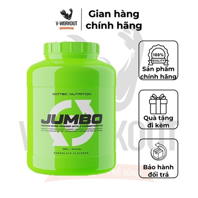 Whey Sữa Tăng Cơ Tăng Cân JUMBO Scitec Nutrition Thực Phẩm Bổ Sung Jumbo - 3520G (16 Serving)