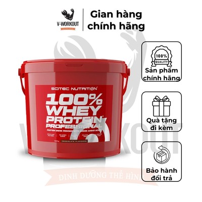 Whey Protein|100% Whey Protein Professional 5000 CHOCOLATE | Whey protein tăng cơ và duy trì cân nặng | SCITEC NUTRITION