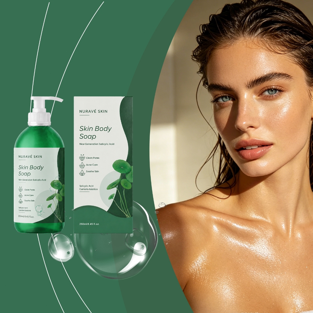 Sabun Exotic Acne 250ml - Sabun Mandi Kulit Sensitif, Mengatasi Jerawat & Panu, Melembabkan Kulit Ke