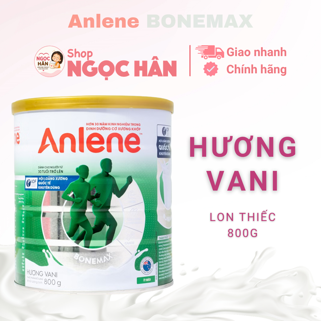 Sữa bột Anlene hương Vani 800g