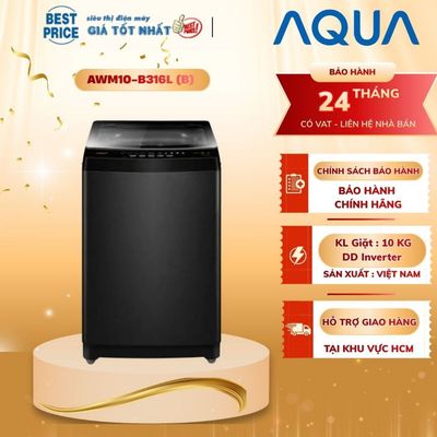 Máy giặt Aqua Inverter 10kg AWM10-B316L(B)