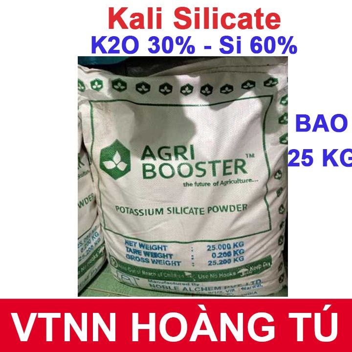 K2SiO3 Potassium Silicate 25Kg - Tăng Quang Hợp, Dày Lá, Chống Nấm Bệnh