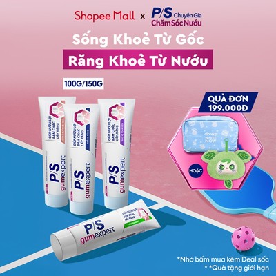 Kem đánh răng P/S Chuyên Gia Chăm Sóc Nướu - Sạch khe nướu, ngừa vấn đề răng miệng phổ biến