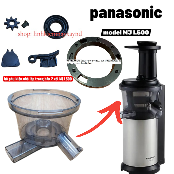 Phụ kiện Bình chứa máy ép chậm Panasonic MJ-L500// MJ-L500SRA