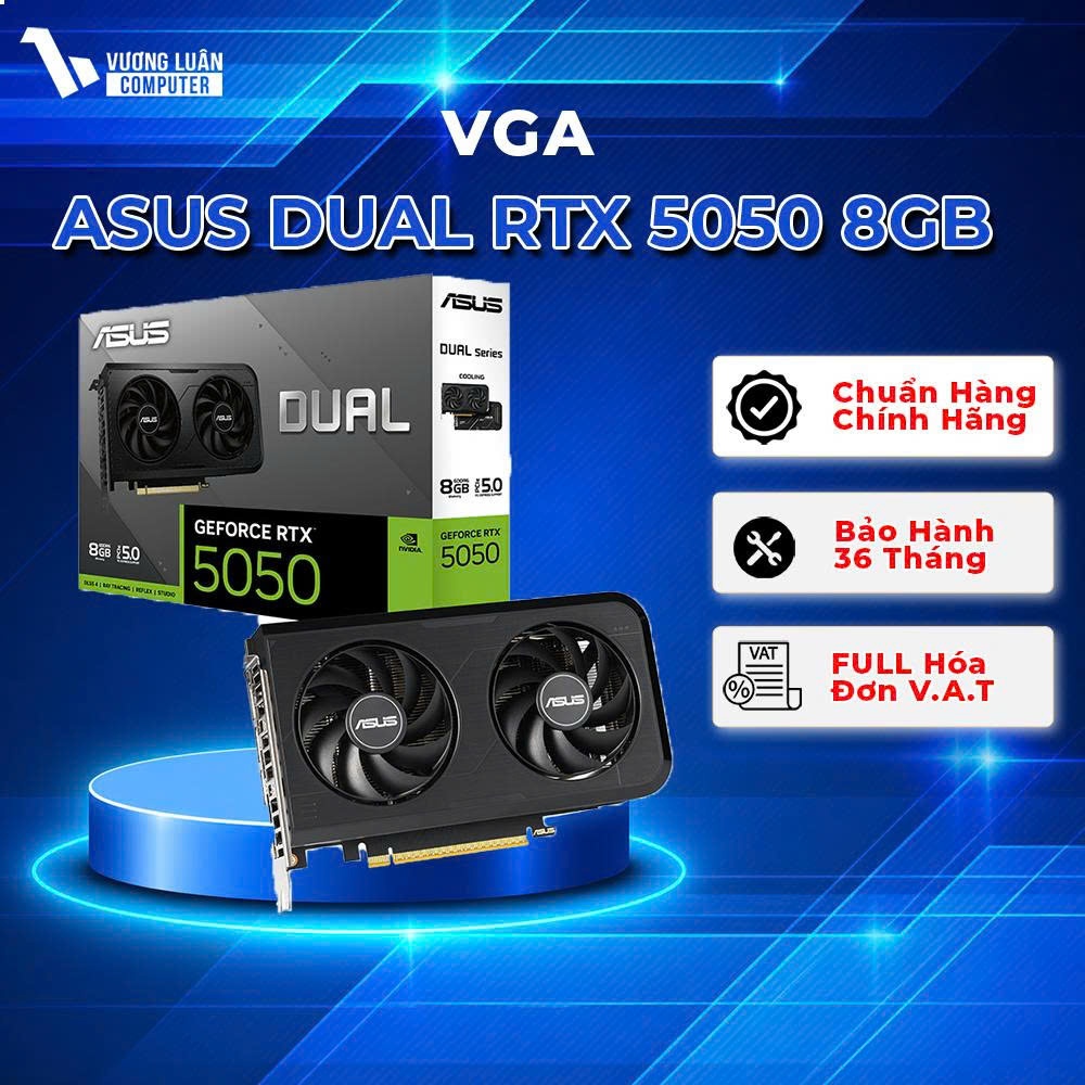 VGA ASUS Dual RTX 5050 8GB GDDR6 (DUAL-RTX5050-8G) full vat
