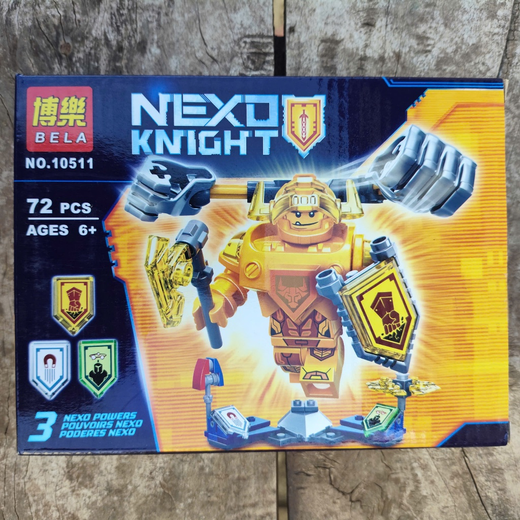 Đồ Chơi Lắp Ráp Nexo Knight  Mô Hình Xếp Hình Khối Nhựa Cho Bé - Mã 10511 Hiệp Sĩ Vàng (72 Chi Tiết)