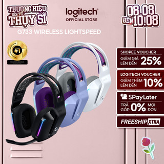 Tai nghe gaming không dây logitech g733 - rgb, màn loa pro-g, mic blue voice