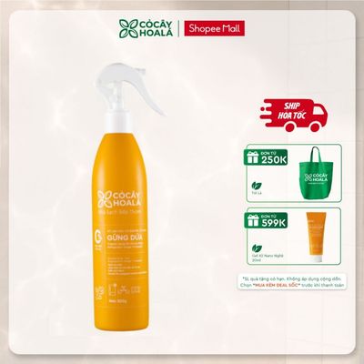 [HỎA TỐC] Xịt lau Cỏ Cây Hoa Lá Gừng Dứa kháng khuẩn tự nhiên, không bám mùi trên bề mặt tiếp xúc 300g