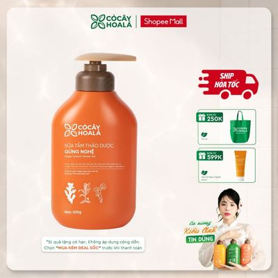 [HỎA TỐC] [LIVE KOL] Sữa Tắm Thảo Dược Cỏ Cây Hoa Lá Gừng Nghệ Làm Sạch Sâu, Giữ Ấm Phòng Cảm, Giảm Mụn Lưng