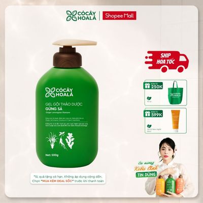 [HỎA TỐC] Dầu Gội Hoặc Dầu Xả Cỏ Cây Hoa Lá Gừng Sả - Ngăn Dầu Bết Tóc Dưỡng Tóc Bồng Bềnh 500g