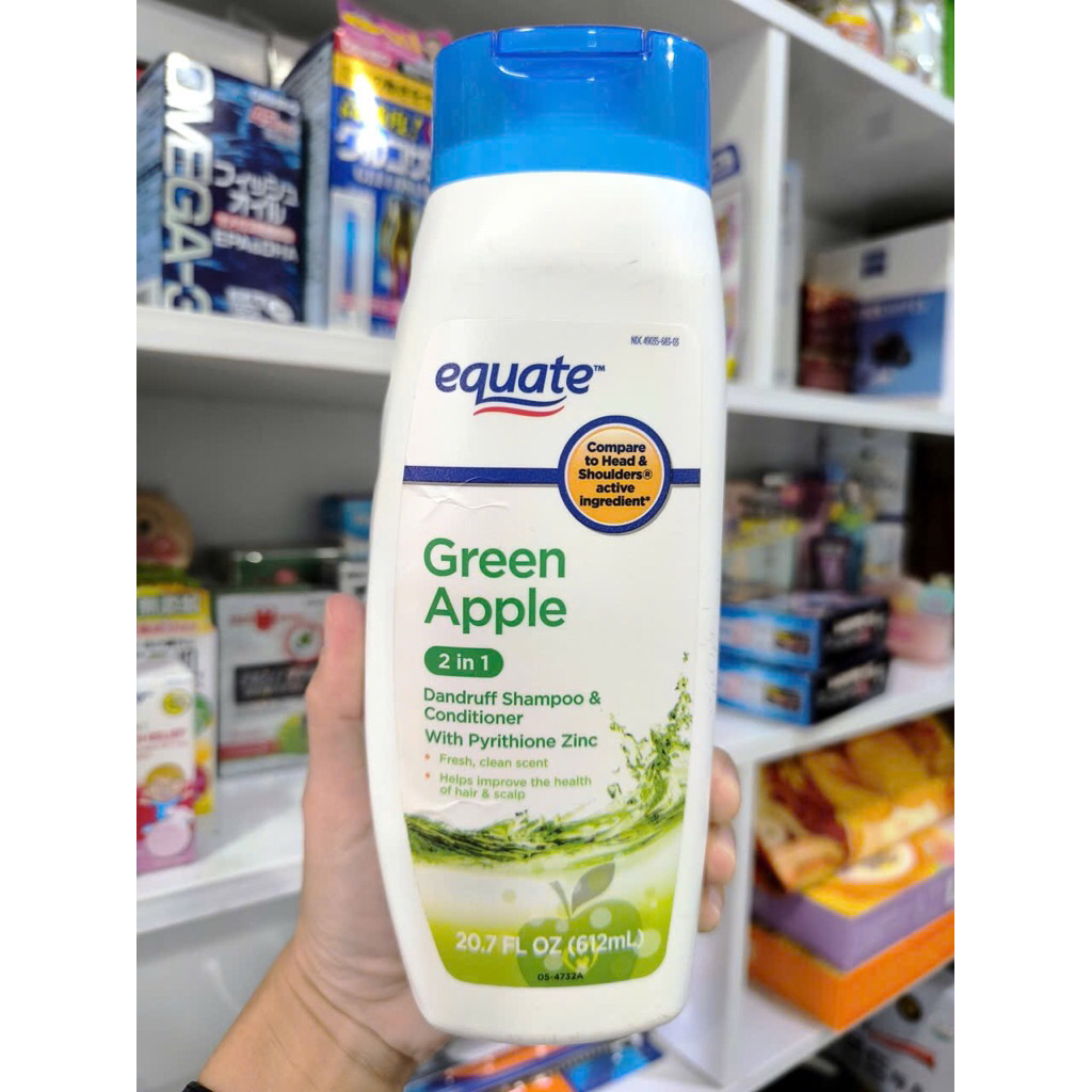 GỘI XẢ SẠCH GÀU 2 TRONG 1 EQUATE MỸ