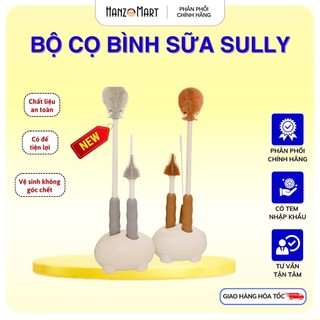 Cọ rửa bình sữa Sully Tobe cao cấp silicon 3 trong 1 - hanzo2009