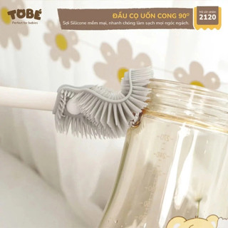 Cọ rửa bình sữa Sully Tobe cao cấp silicon 3 trong 1 - hanzo2009