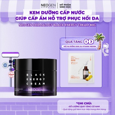 Kem Cấp Nước Nuôi Dưỡng Làn Da Neogen Dermalogy Black Energy Cream 80ml