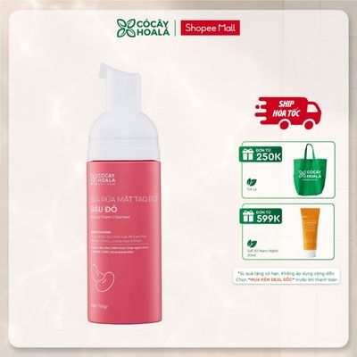 [HỎA TỐC] Sữa Rửa Mặt Tạo Bọt Cỏ Cây Hoa Lá Đậu Đỏ Giúp Làm Sạch Dịu Nhẹ 150g (Dành Cho Mọi Loại Da)