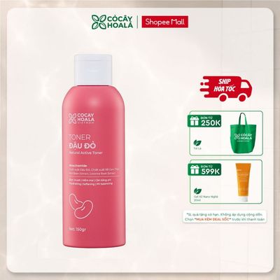 [HỎA TỐC] [BÁN CHẠY] Toner Đậu Đỏ Cỏ Cây Hoa Lá Giúp Dưỡng Ẩm, Mềm Mại 150g Tặng Kèm Túi Vải