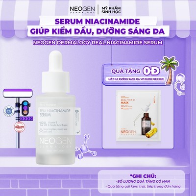 Serum 15% Niacinamide Sinh Học Kiềm Dầu Giảm Mụn Dưỡng Sáng Da Neogen Dermalogy Real Niacinamide Firming 30ml