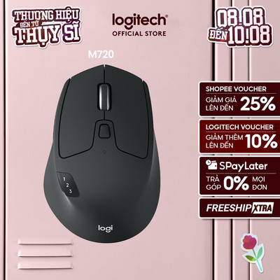 Chuột không dây đa thiết bị LOGITECH M720 Bluetooth