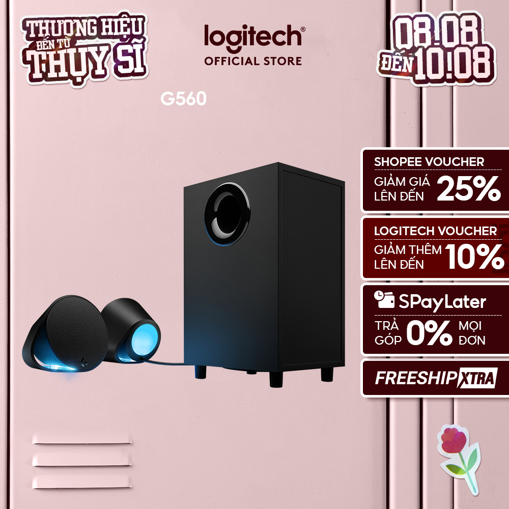 Loa gaming máy tính PC Logitech G G560 RGB LIGHTSYNC