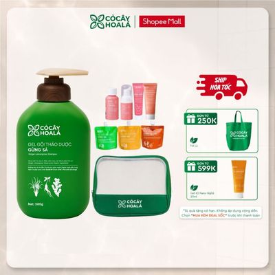 [HỎA TỐC] COMBO Dầu Gội Xả Thảo Dược Cỏ Cây Hoa Lá Gừng Sả Và Bộ Chăm Sóc Minisize tiện lợi