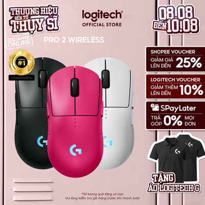 Chuột Gaming không dây Logitech G PRO 2 LIGHTSPEED, Switch LIGHTFORCE, Hero 2 32k DPI, USB-C