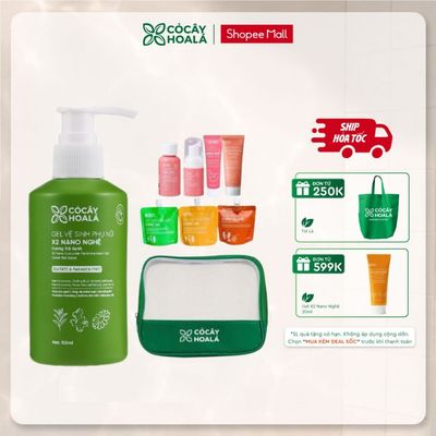 [HỎA TỐC] COMBO Dung Dịch Vệ Sinh Cỏ Cây Hoa Lá Gel x2 Nano Nghệ Và Bộ Chăm Sóc Minisize tiện lợi