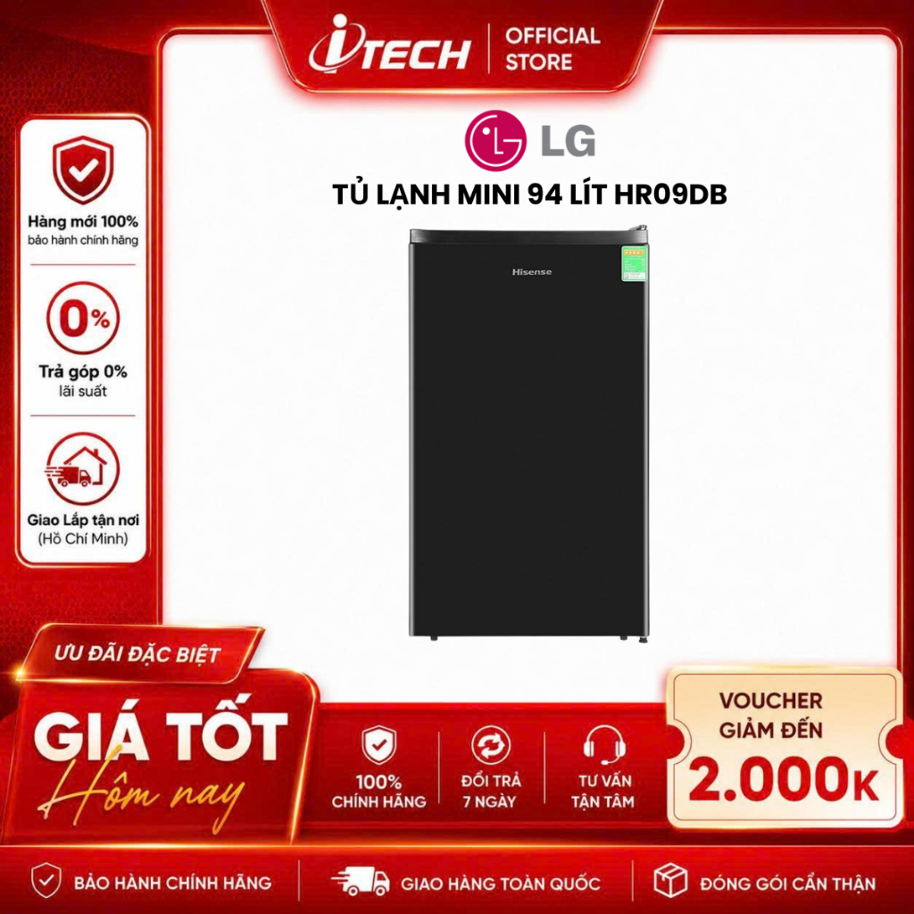 HR09DB - Tủ lạnh Hisense 94 lít HR09DB - Hàng chính hãng
