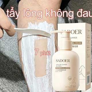 Kem tẩy lông nách Wax tẩy lông Kem tẩy lông 150g tẩy lông vùng kín nách chân cánh tay tẩy lông nhanh Không Đau Rát