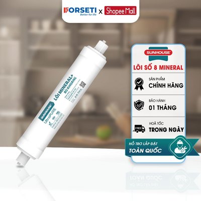 Lõi Lọc Nước Số 8 Mineral Sunhouse SHA-WFMIN Chính Hãng - Lõi Tạo Khoáng Bù Khoáng