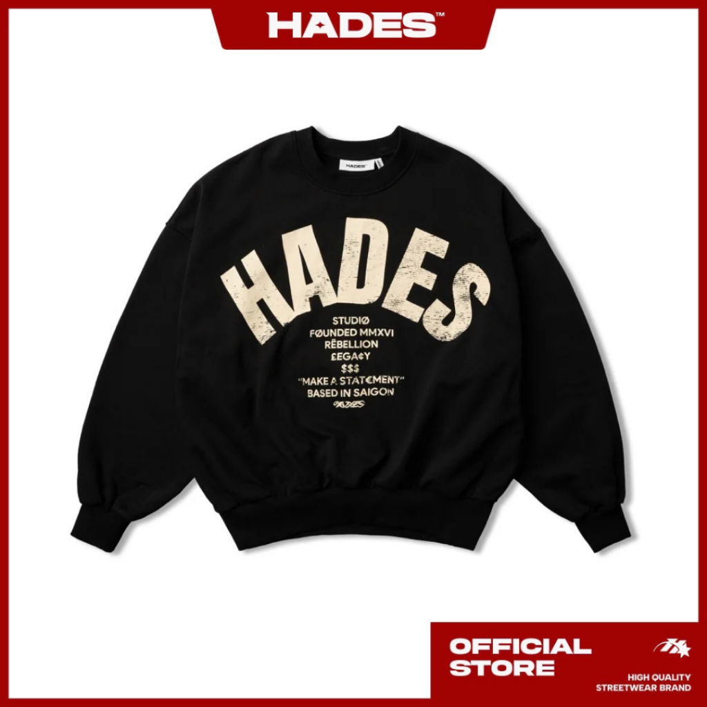 ÁO HADES OG SWEATER - BLACK