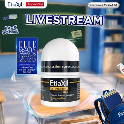 [LIVESTREAM] Lăn khử mùi mồ hôi dành cho nam giới Etiaxil Men 15ml