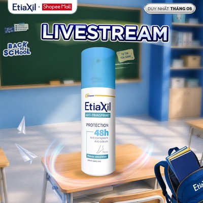 [LIVESTREAM] Xịt Khử Mùi Chân Etiaxil Bảo Vệ Kép 100ml
