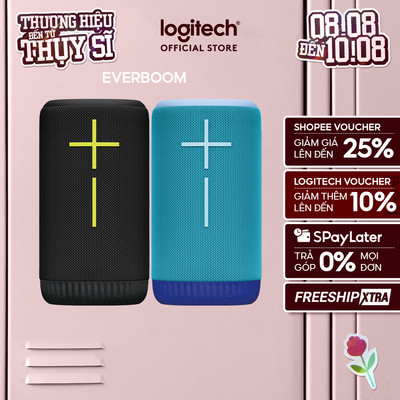 Loa di động Bluetooth Logitech Ultimate Ears EVERBOOM - Bass lớn 360o, Loa chống nước IP67, Pin đến 20 giờ