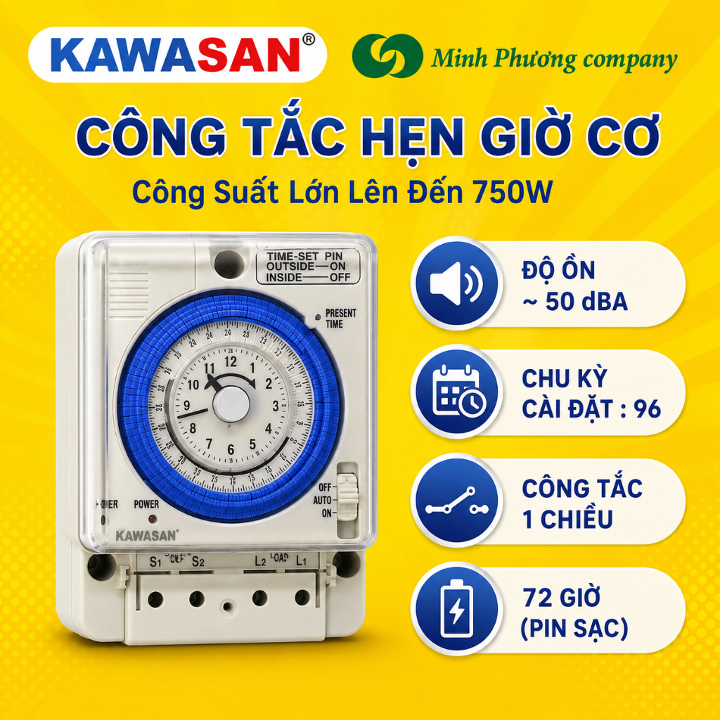Công tắc hẹn giờ cơ KAWASAN