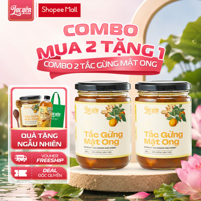 Combo 2 Hũ Tắc Gừng Mật Ong Lạc Yên Foods, Vị Chua Chua Cay Nhẹ Ngọt Thanh Tự Nhiên, Lành Tính