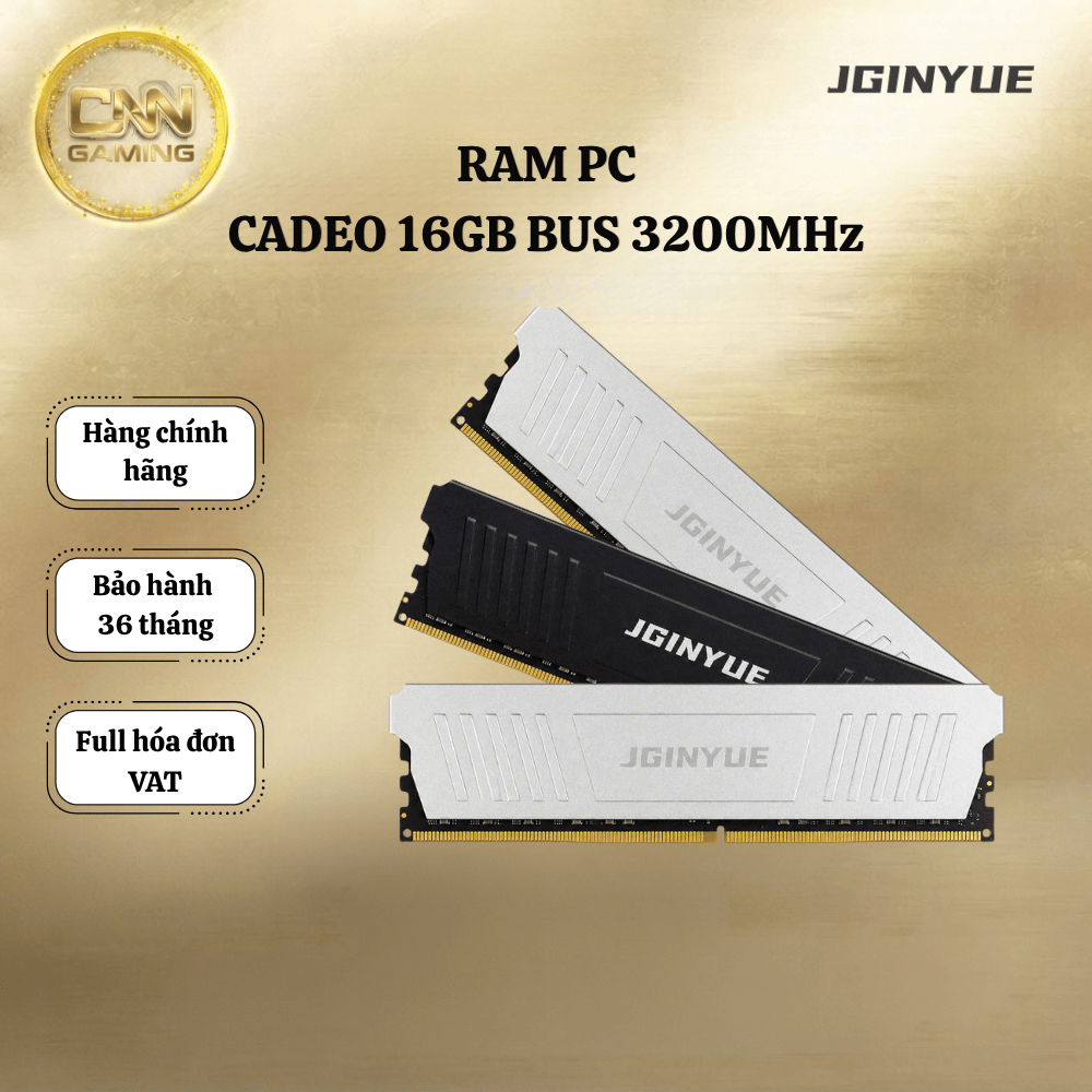 Ram JGINYUE 16GB Buss 3200Mhz Chạy (AMD, INTEL) , Ram Chính Hãng Bảo Hành 36 Tháng