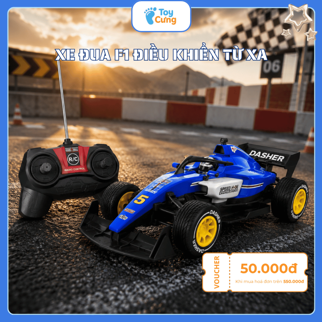 Xe Mô Hình Đua F1 Điều Khiển RC Phiên Bản Thể Thao