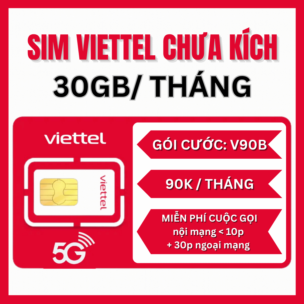 🔥 VỪA VỀ KHO | SIM VIETTEL BÁN CHẠY CHÍNH HÃNG 10 SỐ NGHE GỌI CỰC ỔN DATA ĐẾN 90GB THÁNG | SIM CHƯA 