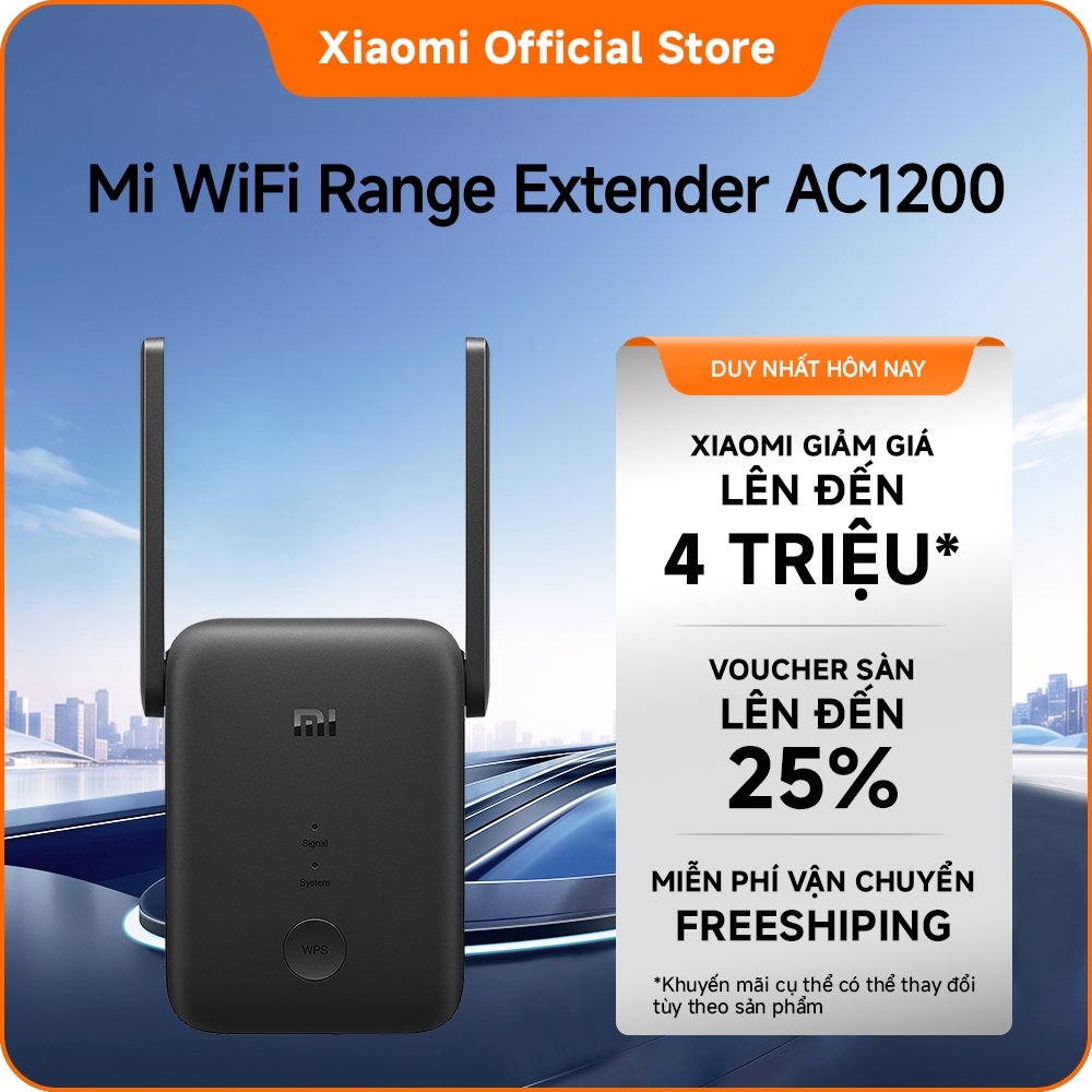 Mi WiFi Range Extender AC1200 | Wi-Fi tốc độ cao ở mọi ngóc ngách trong nhà | Đảm bảo kết nối tối ưu