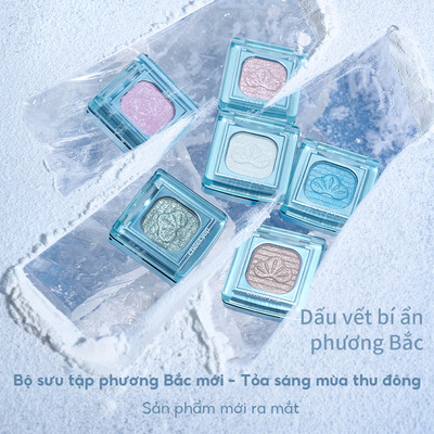 [Cheeryep] Phấn Mắt Nhũ CHEERYEP Ánh Kim Pha Lê Công Nghệ Phấn Nướng Cao Cấp Kèm Hộp Bạc 1.5g