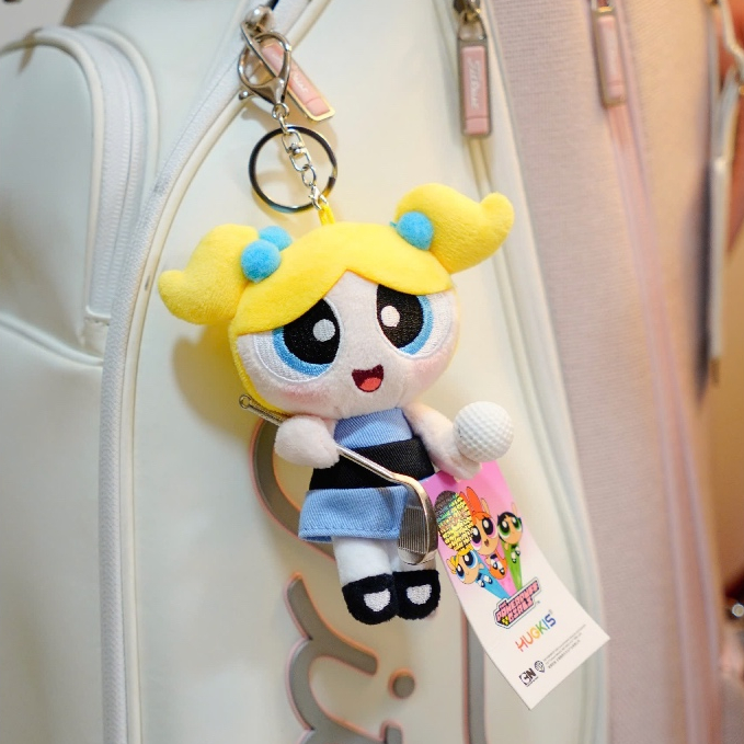 Móc Khóa Dễ Thương Thể Thao Bubbles Powerpuff Girls Dễ Thương Treo Túi Xách Balo Bag Charm Thú Bông 