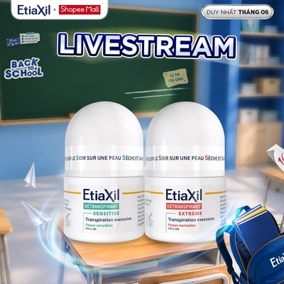 [LIVESTREAM] Combo 2 Lăn Khử Mùi Ngăn Mồ Hôi Etiaxil 15ml