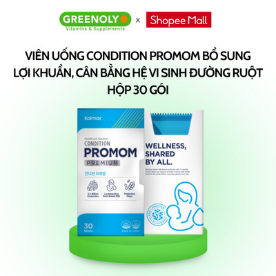 Bổ sung lợi khuẩn hỗ trợ tiêu hóa Kolmar Condition Promom dùng được cho trẻ từ 1 tuổi trở lên